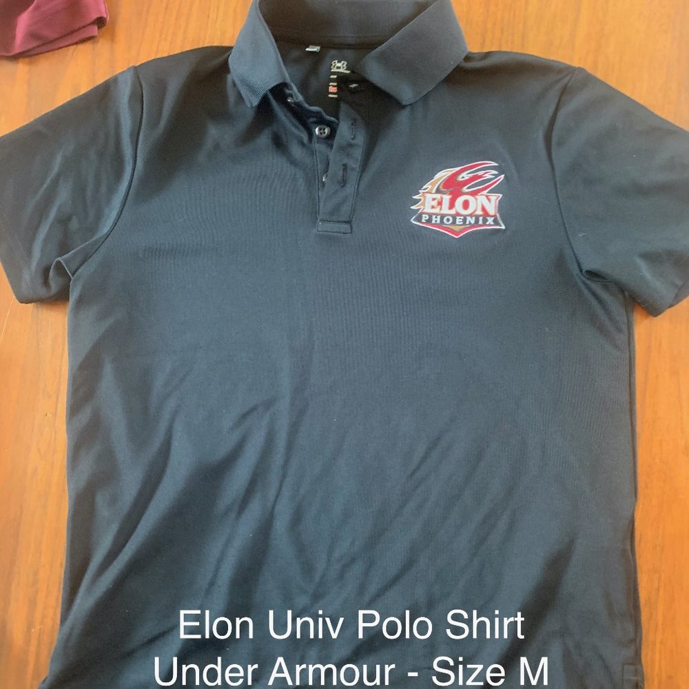 Elon University UA Golf shirt